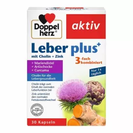 DOPPELHERZ Lever plus med cholin+zink kapsler, 30 kapsler