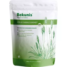 BEKUNIS Økologiske indiske psylliumskaller, 500 g