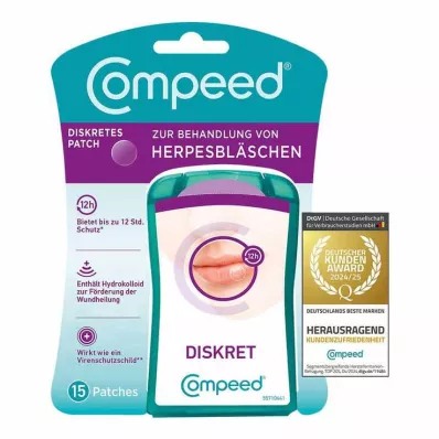 COMPEED Herpesblisterplaster-applikator HRA, 15 stk COMPEED Herpesblisterplaster-applikator HRA, 15 stk