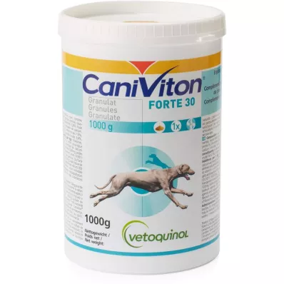 CANIVITON Forte 30 granuleret foder til hunde, 1000 g