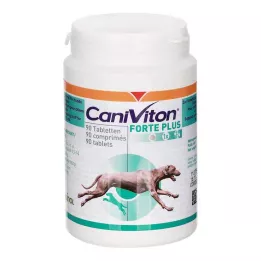 CANIVITON Forte Plus tilskudsfodringstabletter til hund/kat, 90 stk