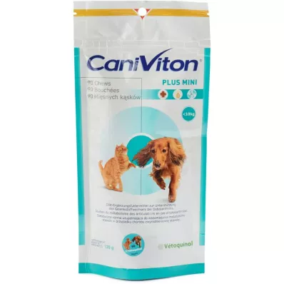 CANIVITON Plus mini diet tyggetabletter til hunde og katte, 90 stk