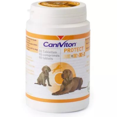 CANIVITON Protect Tilskudsfoder-tabletter til hunde/katte, 90 stk