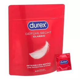 DUREX Sensitivt bløde kondomer, 40 stk