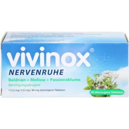 VIVINOX Nervøs hvile Baldr.+Mel.+Passion.Calming.Drag., 40 St