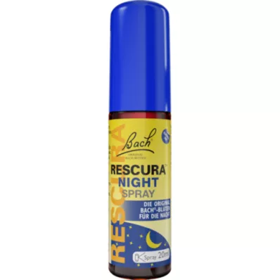 BACHBLÜTEN Original Rescura Night Spray uden alkohol, 20 ml