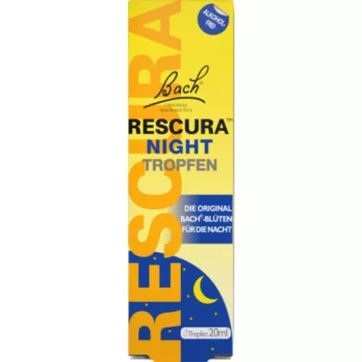 BACHBLÜTEN Original Rescura natdråber uden alkohol, 20 ml