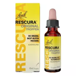 BACHBLÜTEN Original Rescura-dråber uden alkohol, 10 ml