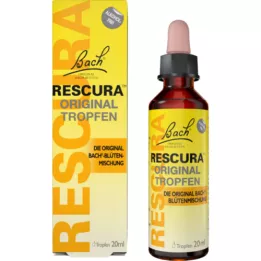 BACHBLÜTEN Original Rescura-dråber uden alkohol, 20 ml