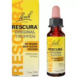 BACHBLÜTEN Original Rescura-dråber med alkohol, 10 ml