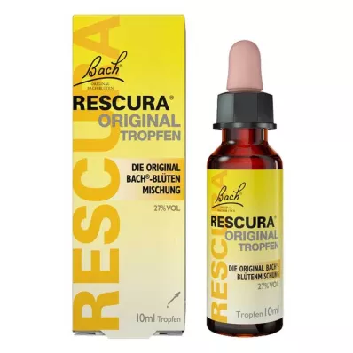 Bach Flower Original Rescura dråber med alkohol, 10 ml