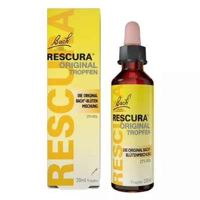 Bach Flower Original Rescura dråber med alkohol, 20 ml