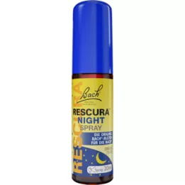 BACHBLÜTEN Original Rescura Night Spray med alkohol, 20 ml
