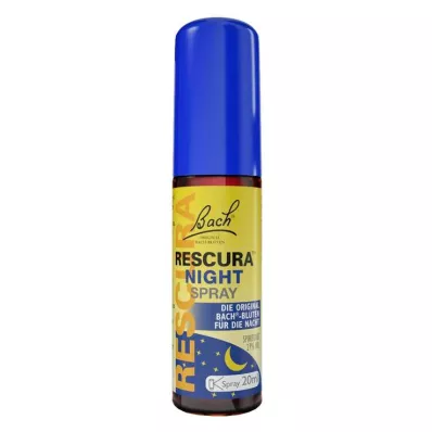 BACHBLÜTEN Original Rescura Night Spray med alkohol, 20 ml