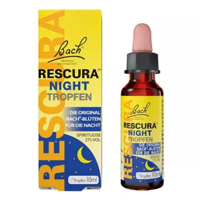 Bach Flowers Original Rescura Night Tro.med alkohol, 10 ml