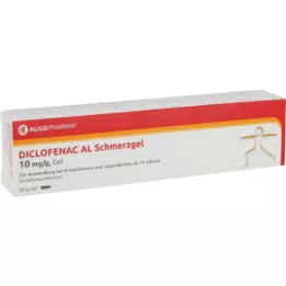 DICLOFENAC AL Smertegel 10 mg/g, 50 g