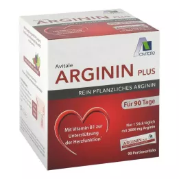 ARGININ PLUS Vitamin B1+B6+B12+folinsyre sticks, 90X5.9 g