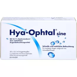 HYA-OPHTAL sine øjendråber, 30X0,5 ml