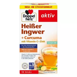 DOPPELHERZ varm ingefær+kurkuma-pose, 10 stk