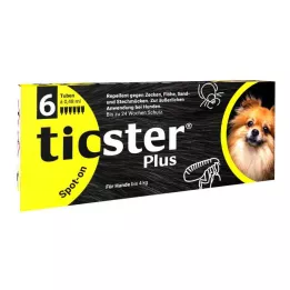 TICSTER Plus spot-on opløsning til hunde op til 4 kg, 6X0,48 ml