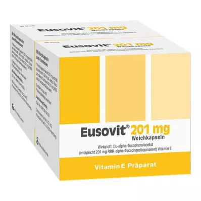 EUSOVIT 201 mg bløde kapsler, 180 stk