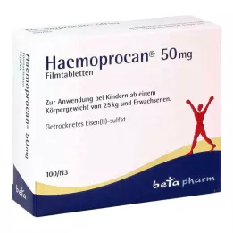 HAEMOPROCAN 50 mg filmovertrukne tabletter, 100 stk