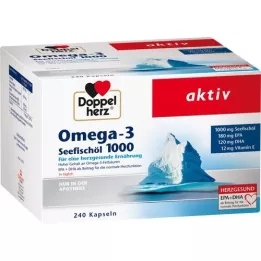 DOPPELHERZ Omega-3 havfiskeolie 1000 kapsler, 240 kapsler