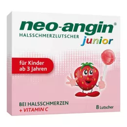 NEO-ANGIN Junior sugetabletter mod ondt i halsen, 8 stk