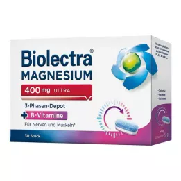BIOLECTRA Magnesium 400 mg ultra 3-faset depot, 30 stk