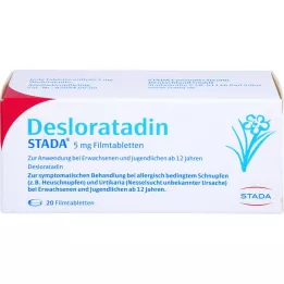 DESLORATADIN STADA 5 mg filmovertrukne tabletter, 20 stk