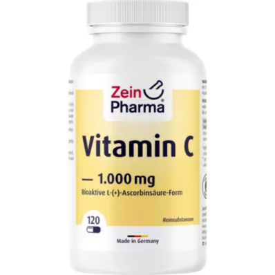 VITAMIN C 1000 mg ZeinPharma Kapsler, 120 Kapsler