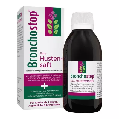 BRONCHOSTOP Sine hostesaft, 200 ml BRONCHOSTOP Sine hostesaft, 200 ml