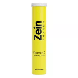 VITAMIN C 1000 mg+Zink brusetabletter, 20 kapsler
