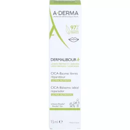 A-DERMA DERMALIBOUR+ CICA Læbepomade, 15 ml