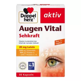 DOPPELHERZ Augen Vital Sehkraft aktiv Kapsler, 30 Kapsler