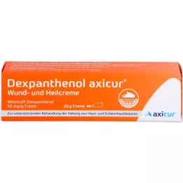 DEXPANTHENOL axicur sår- og helingscreme 50 mg/g, 20 g