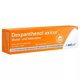 DEXPANTHENOL axicur sår- og helingscreme 50 mg/g, 20 g
