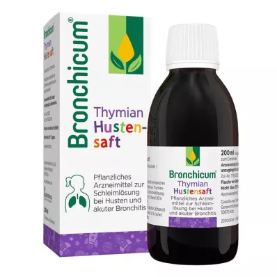 BRONCHICUM Timian-hostesirup, 200 ml