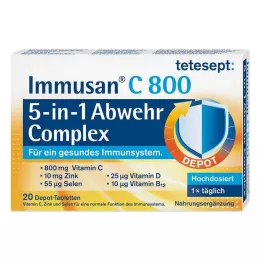TETESEPT Immusan C 800 5in1 Defence Complex Tabletter, 20 stk