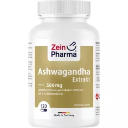 ASHWAGANDHA EXTRAKT 500 mg kapsler, 120 stk