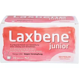 LAXBENE junior 4 g Neutral PLE Kdr.6 man.-8 år, 30X4 g