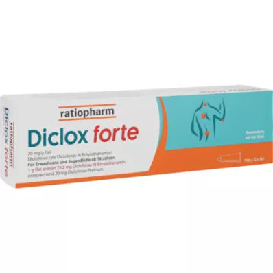 DICLOX forte 20 mg/g gel, 150 g