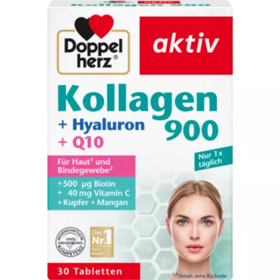 DOPPELHERZ Kollagen 900 tabletter, 30 kapsler