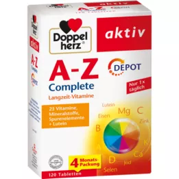 DOPPELHERZ A-Z Complete Depot Tabletter, 120 kapsler