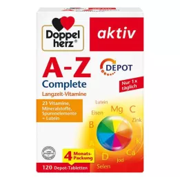 DOPPELHERZ A-Z Complete Depot Tabletter, 120 kapsler