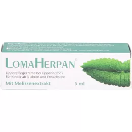 LOMAHERPAN Læbeplejecreme med citronmelisseekstrakt, 5 ml