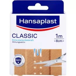 HANSAPLAST Klassisk gips 8 cm x 1 m, 1 stk