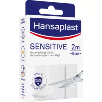 HANSAPLAST Sensitiv gips hypoallergen 6 cmx2 m, 1 stk