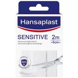 HANSAPLAST Sensitiv gips hypoallergen 6 cmx2 m, 1 stk