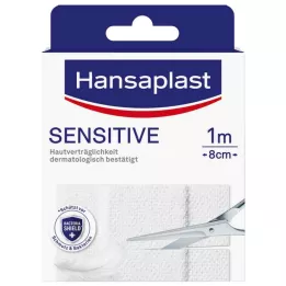 HANSAPLAST Sensitiv gips hypoallergen 8 cmx1 m, 1 stk